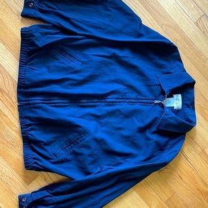 Vintage Coat Jacket- Hunt Club Navy Blue Layering